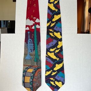 2 Mens Beatles Ties